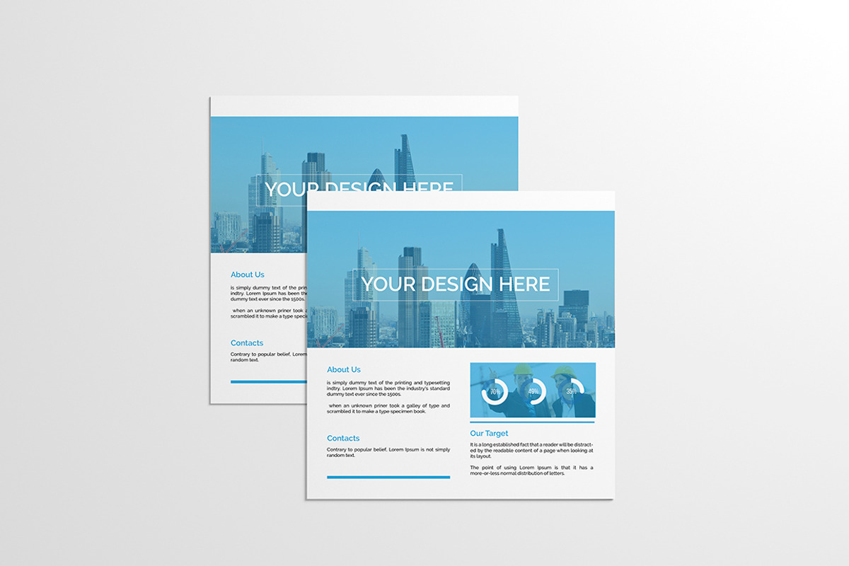 Flyer Square Mock-Up, a Print Template by AlkStudio (Photo 6 of 12)
