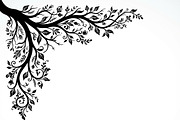 50 Tree Branch Corner Silhouette, a Decorative Illustration by Amazin_art (Thumbnail 34 of 46)
