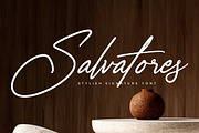 Salvatores, a Script Font by Integritype Studio (Thumbnail 1 of 15)