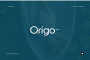 Origo Pro Modern Display Typeface, a Font by Foxtype (Thumbnail 1 of 6)