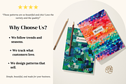 Paper Mosaic Seamless Patterns, a Pattern Graphic by Ninterints (Thumbnail 6 of 13)