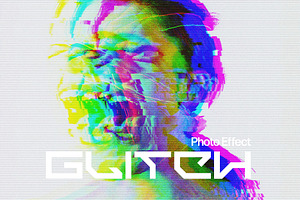 VHS Glitch Photo Effects, a Layer Style Add-On by Design Squad
