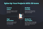 3D Insurance Icons, a 3D by Flat Icons (Thumbnail 2 of 8)