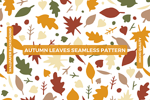Autumn Leaves Seamless Pattern