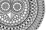 Graphic mandala owl, a Graphic by Julia_Snegireva (Thumbnail 2 of 2)