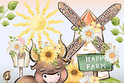 Farm Animals Clipart, an Animal Illustration by Masha  Studio (Thumbnail 7 of 9)