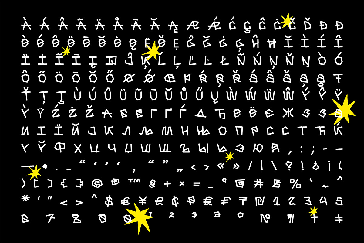 SK Glypher — Display Font, a Font by Shriftovik Type Foundry (Photo 5 of 5)