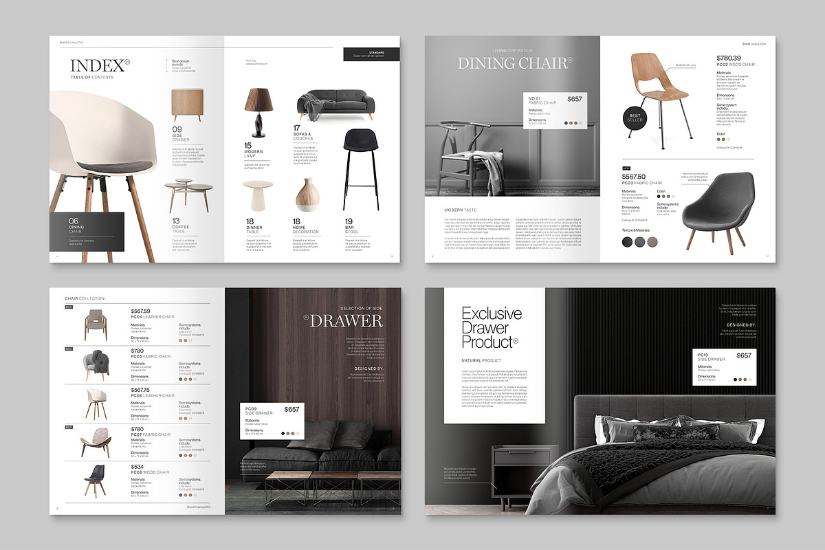 Product Catalog Brochure Template, a Brochure Template by BrandPacks (Photo 3 of 6)