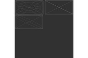 Rectangle Fridge Magnet 3D Model, an Object 3D Model by rebrandy (Thumbnail 6 of 9)
