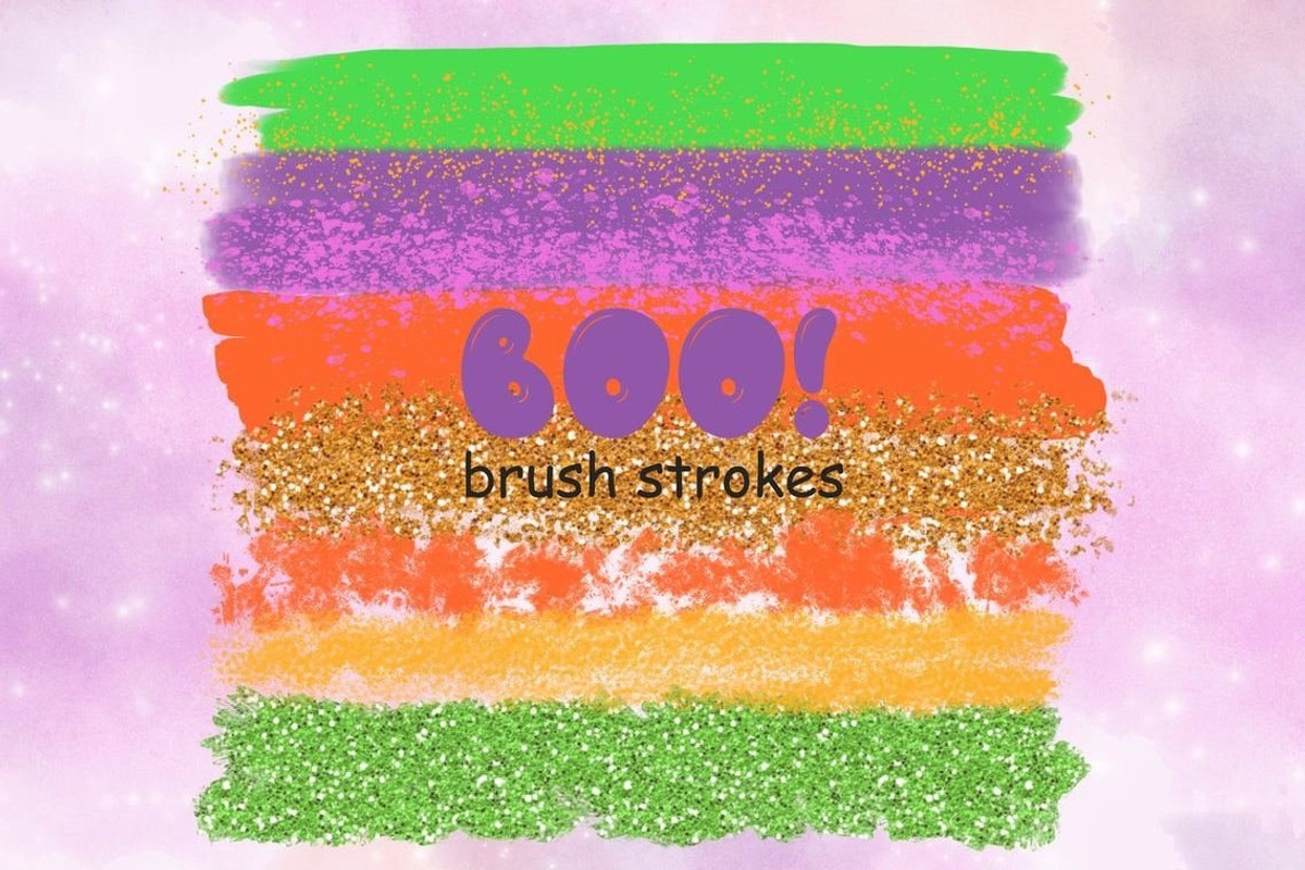 Boo Brush Strokes, an Object Illustration by GlamArtZhanna (Photo 3 of 3)