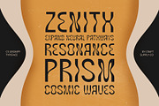 CS Grompy – Psychedelic Font, a Sans Serif Font by Craft Supply Co. (Thumbnail 2 of 8)