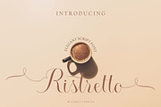Ristretto, a Script Font by Funtype (Thumbnail 1 of 8)