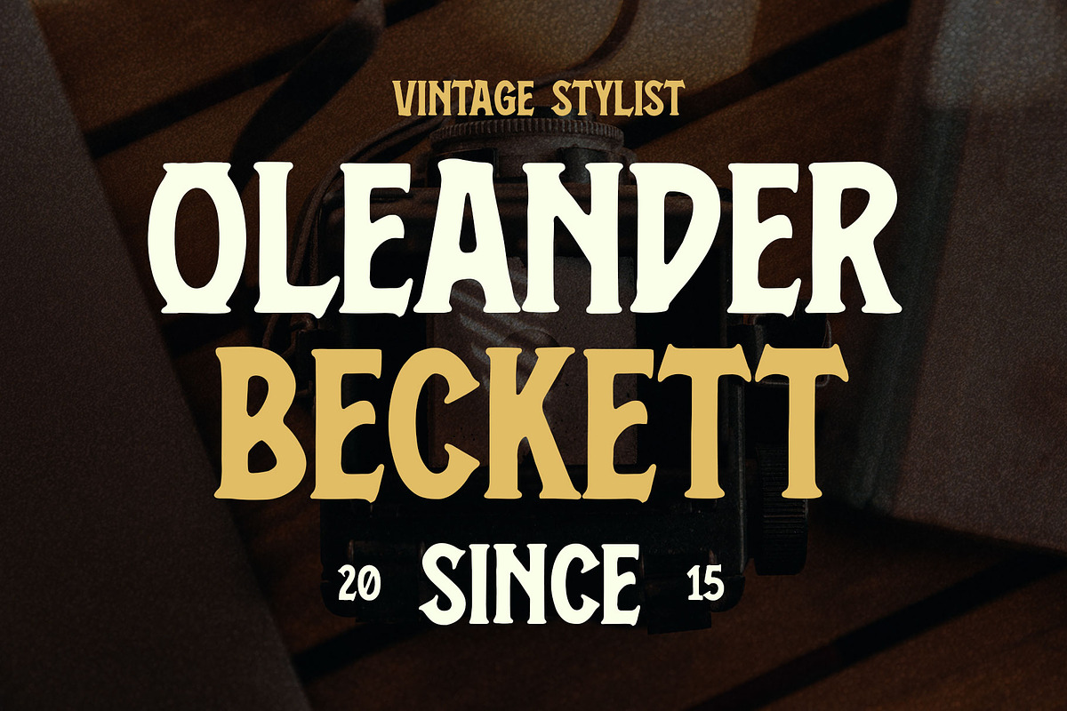 Vintage Browner, a Font by Arterfak Project (Photo 7 of 12)
