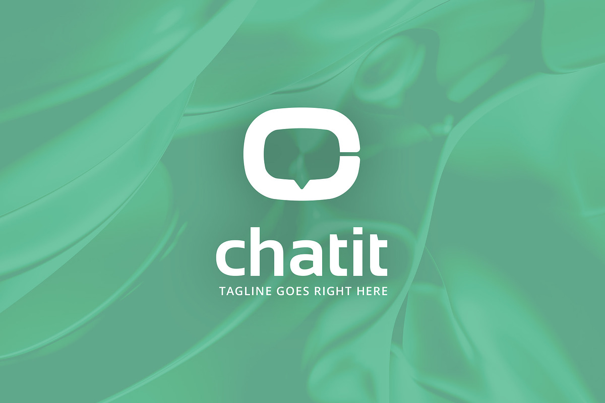 Chatit Letter C Chat Logo, a Branding & Logo Template by Tovarkovdesign