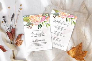 Bachelorette Party, an Invitation Template by ShineOnWedding