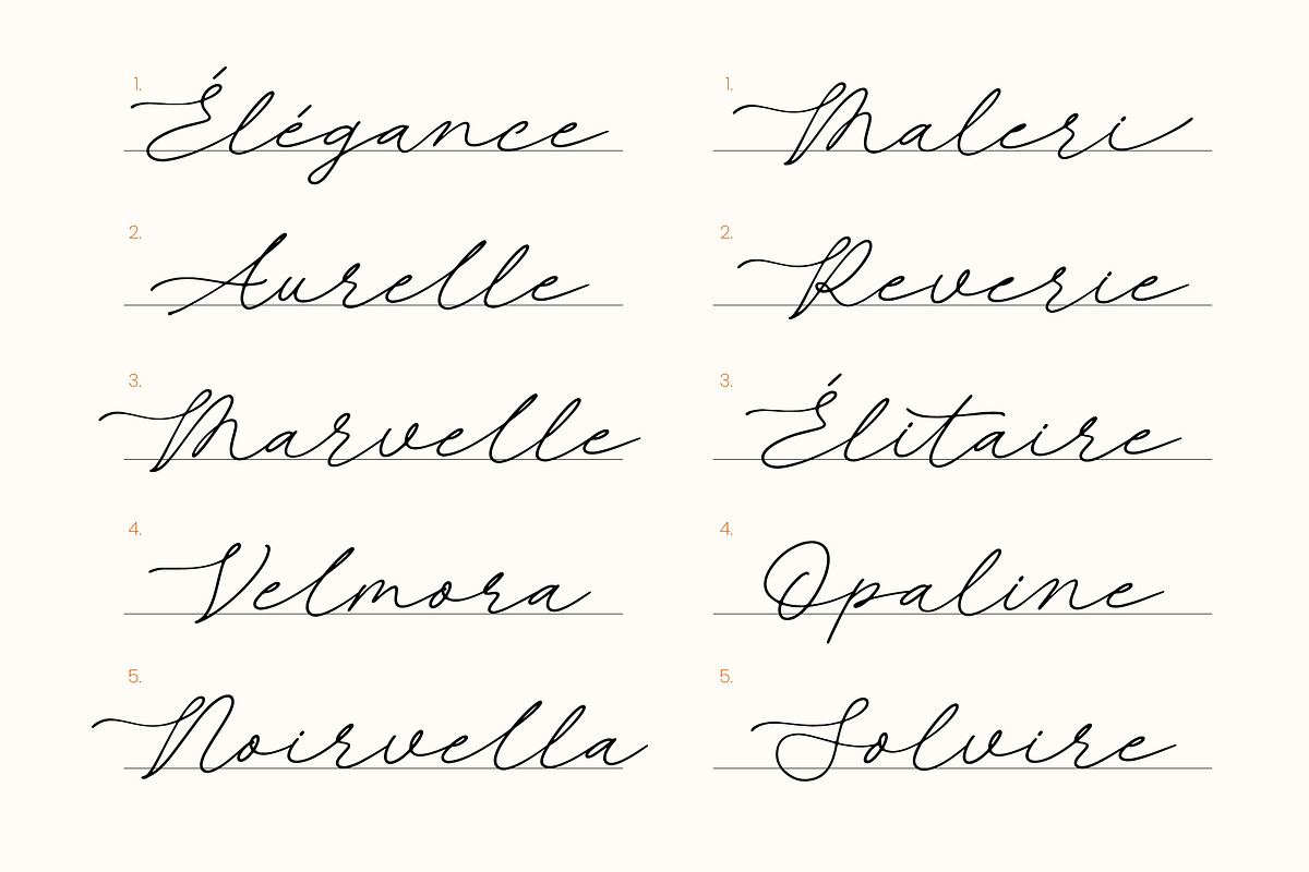 Serafiona Maleri Elegant Handwritten, a Script Font by Letterena Studios Script (Photo 5 of 15)
