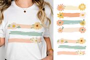 50 Flower Brushstrokes PNG Clipart, a Texture Graphic by Whimsy Brush Studio (Thumbnail 4 of 9)