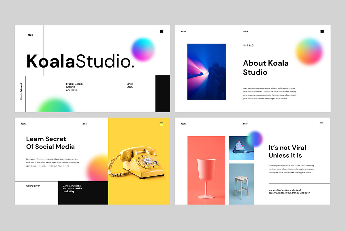 KOALA - Business Powerpoint Template, a Presentation Template by rgbryand