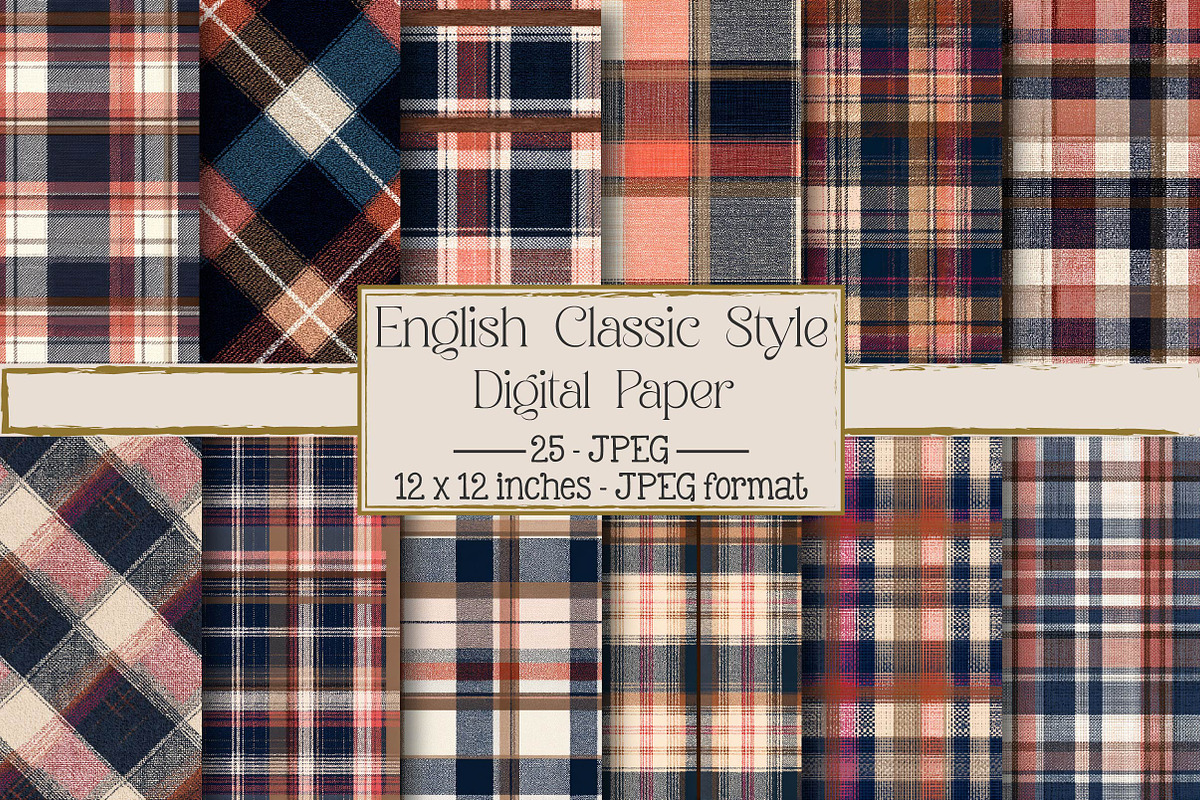 English Classic Style, a Texture Illustration by DreamPrint404 (Photo 1 of 4)