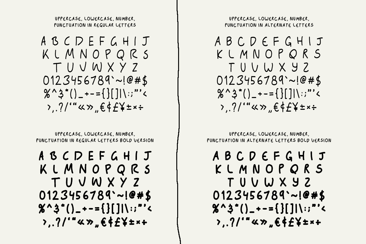 Glovy - All Caps Cute Font, a Handwritten Font by RagamKata (Photo 8 of 9)