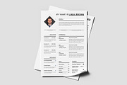 Professional Resume & CV Template, a Resume Template by PixelStudio (Thumbnail 1 of 5)