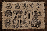 Vintage Beer Emblems Bundle, an Illustration by Harry Kasyanov (Thumbnail 3 of 9)