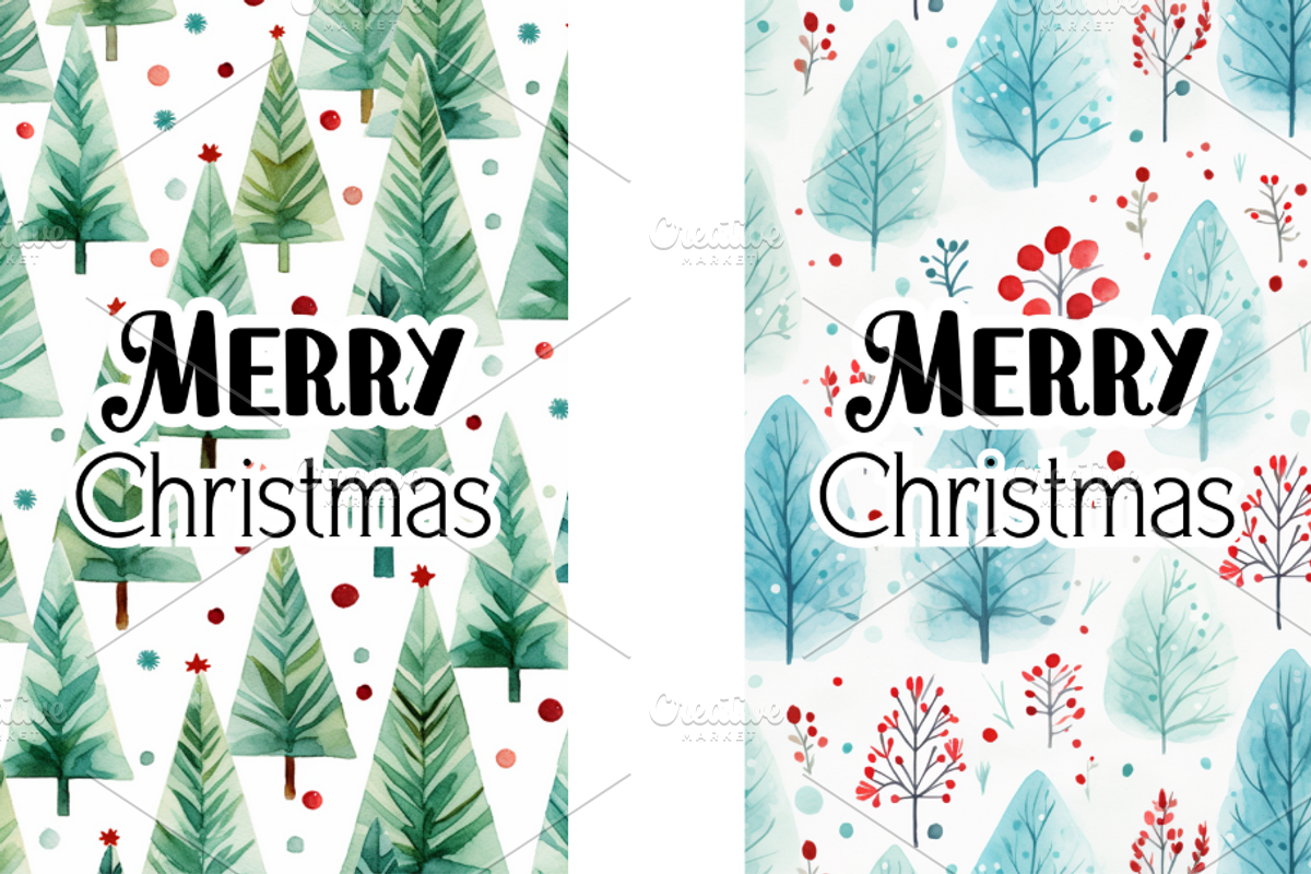 Christmas Card Design Bundle 17, a Card Template by Jay Major Designs (Photo 6 of 10)