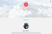 Responsive Onepage HTML Template, a Templates & Theme by Egor Fedorov (Thumbnail 1 of 4)