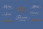 Khatija Calligraphy, a Script Font by Ridha-38.lineart (Thumbnail 11 of 15)
