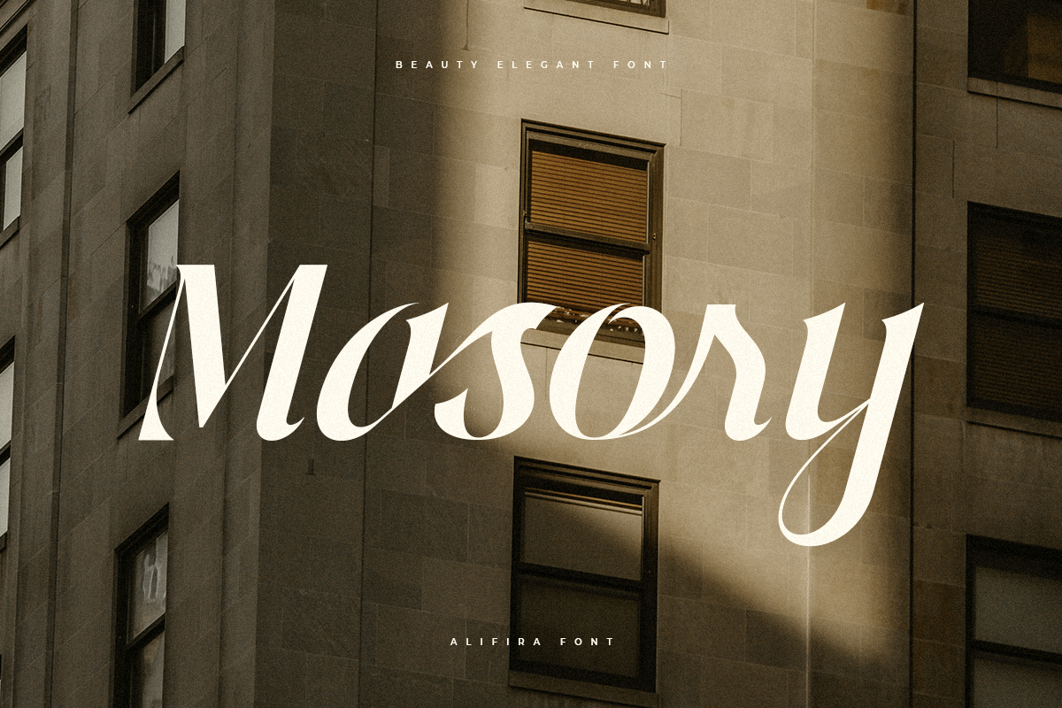 Alifira - Beauty Elegant Font, a Sans Serif Font by Sensatype (Photo 8 of 17)