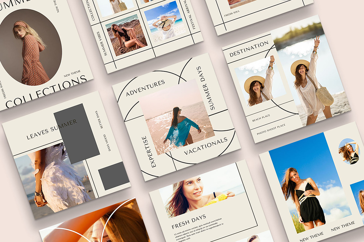 Hype Summer Instagram | Canva & PSD, a Social Media Template by Azruca (Photo 10 of 18)
