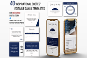 40 Inspirational Quote Templates, a Social Media Template by Kay Designs (Thumbnail 3 of 3)