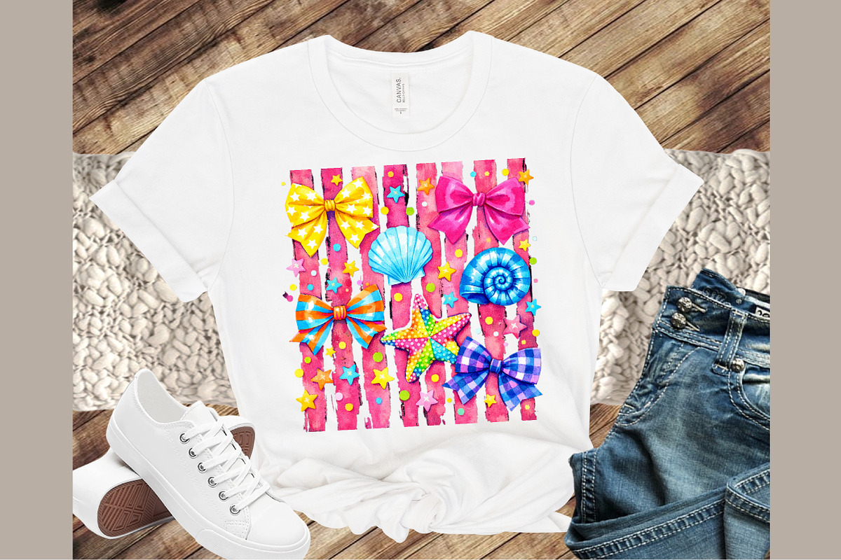 Coquette Wildflower Seashell PNG, a Work Illustration by Sublimation Artist (Photo 4 of 8)