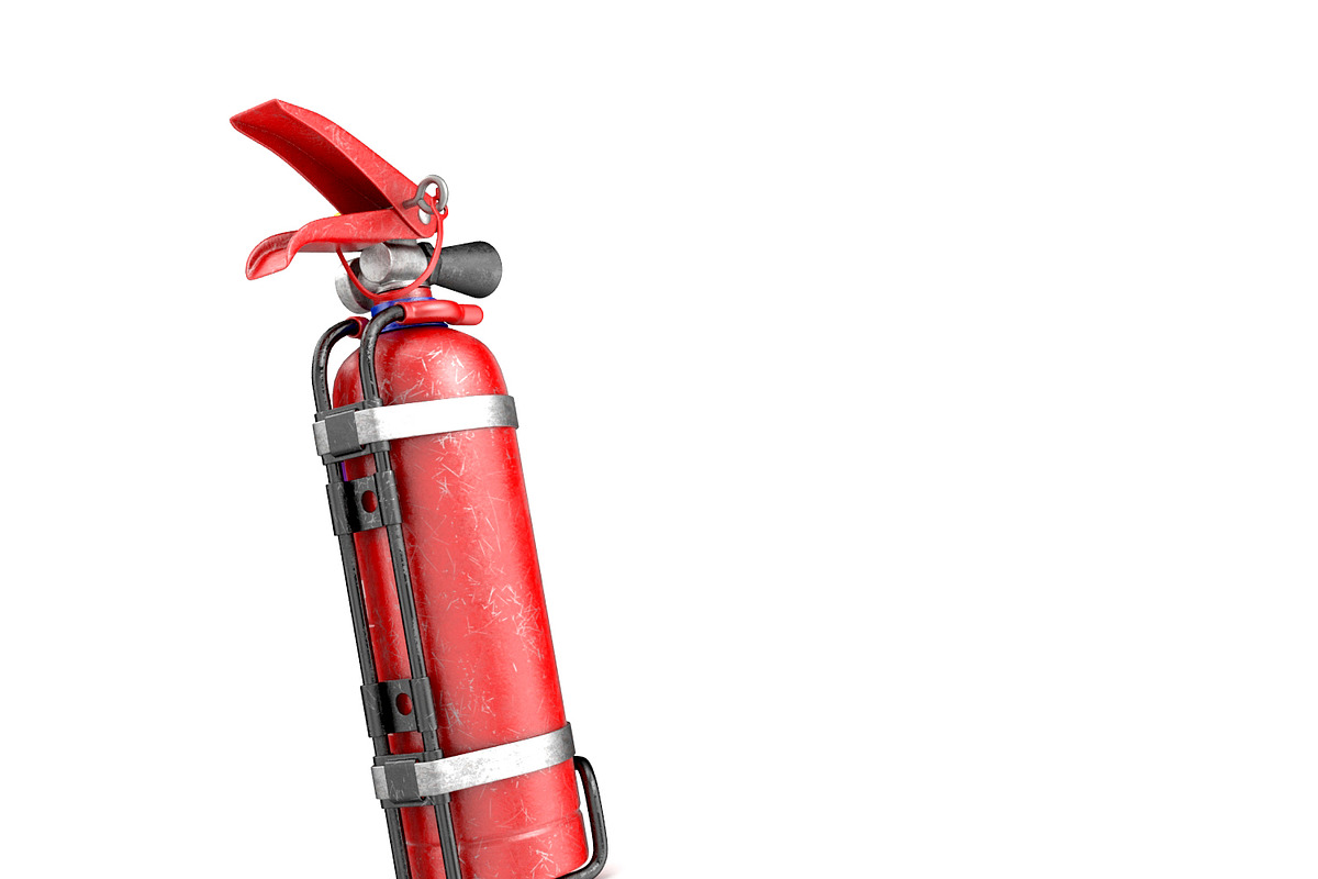 Fire Extinguisher, an Object 3D Model by Tedi Permana (Photo 5 of 11)