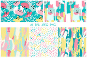10 abstract brush stroke patterns, a Pattern Graphic by Cozy pattern shop (Thumbnail 7 of 7)