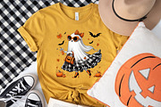 Cute Halloween Ghost Png, an Illustration by Libby Wishes (Thumbnail 3 of 6)