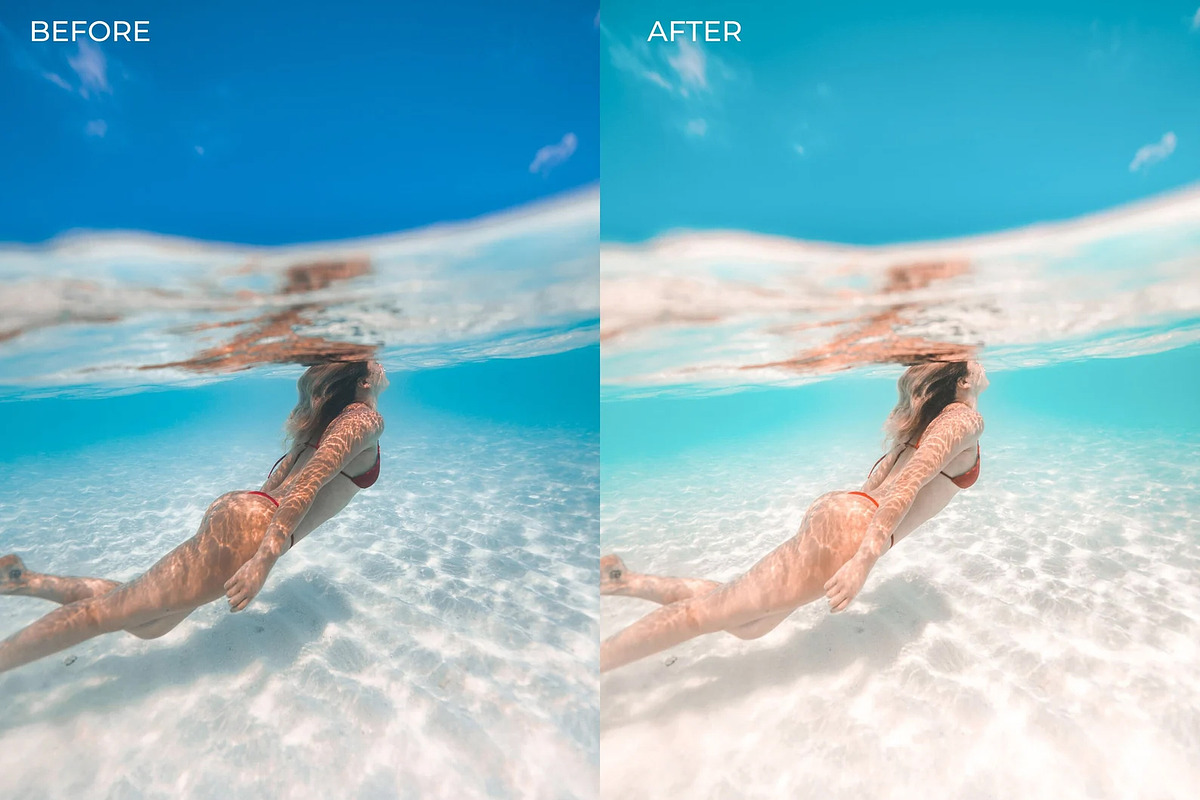 5 MALDIVES LIGHTROOM PRESETS, an Action Add-On by Emma Kate Creative (Photo 2 of 10)