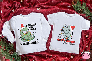 Christmas Kids Shirt Design Bundle