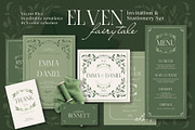 Elven Fairytale Wedding Suite, a Print Template by Garden in frame (Thumbnail 1 of 11)