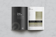 MINIMAL | Brand Guidelines, a Brochure Template by KreateTribe (Thumbnail 5 of 12)