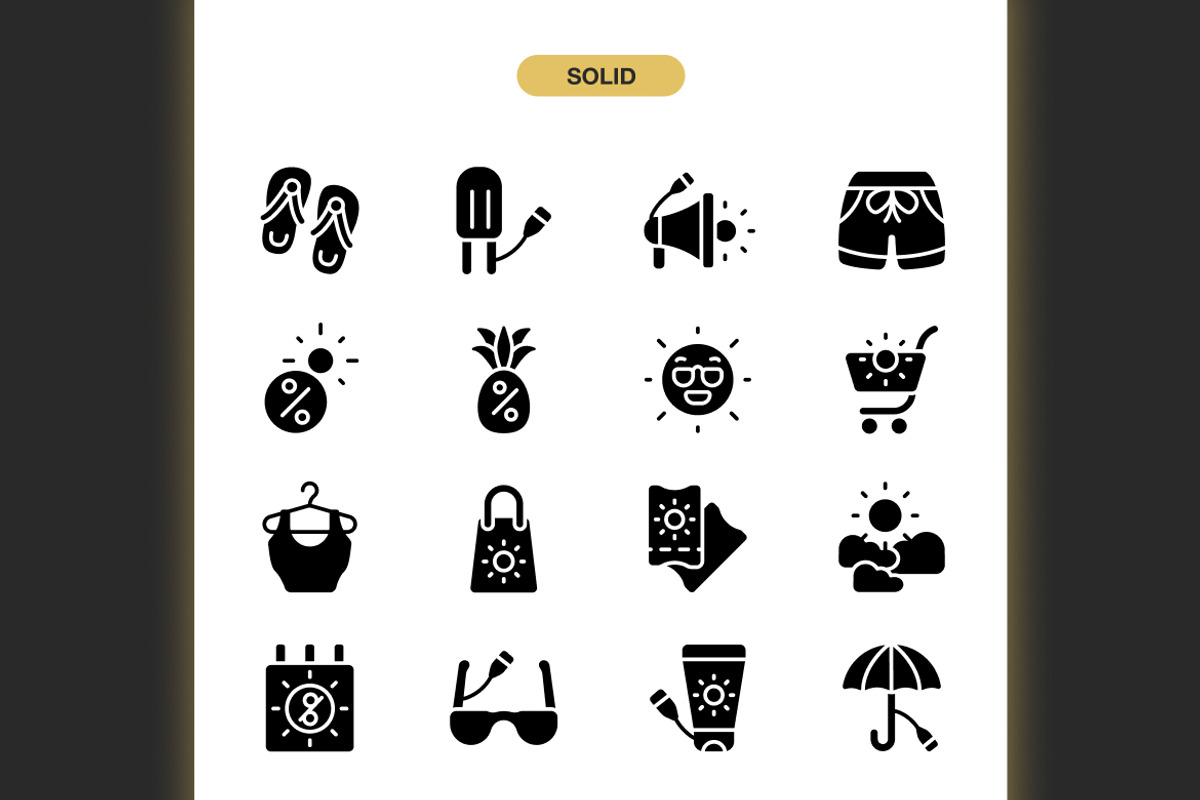 Summer Sale Icons, an Icon by Spacepixel Creative (Photo 3 of 3)