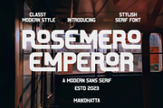 Rosemero Emperor - Modern Sans Font, a Sans Serif Font by MaikoHatta (Thumbnail 1 of 5)