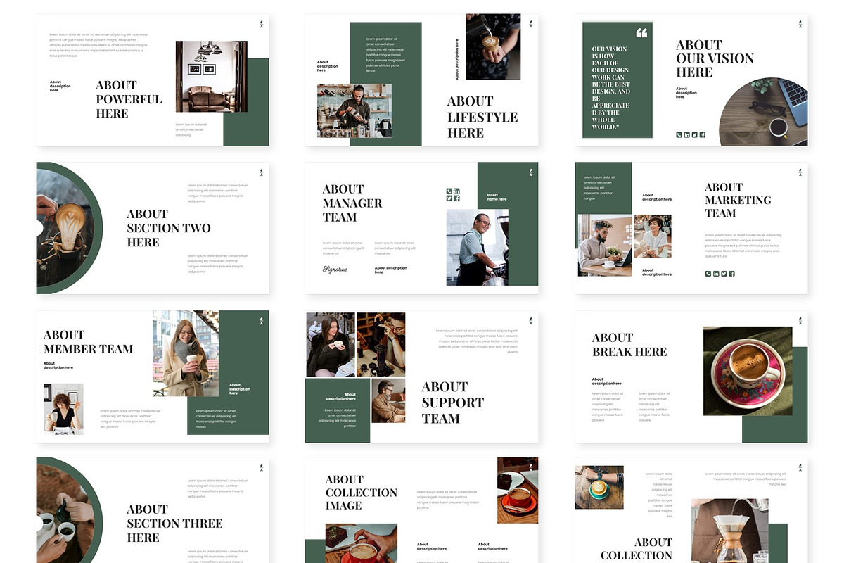 Arooma - Google Slides Template, a Presentation Template by inspirasign (Photo 3 of 4)