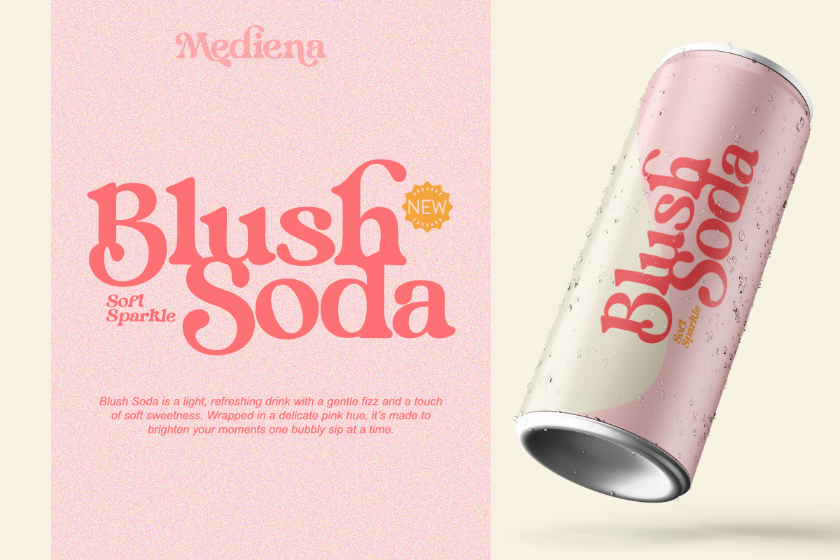 Mediena – Modern Retro Alternates, a Serif Font by Qweera Studio (Photo 7 of 12)