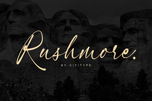 Rushmore - Organic Hand-drawn Font
