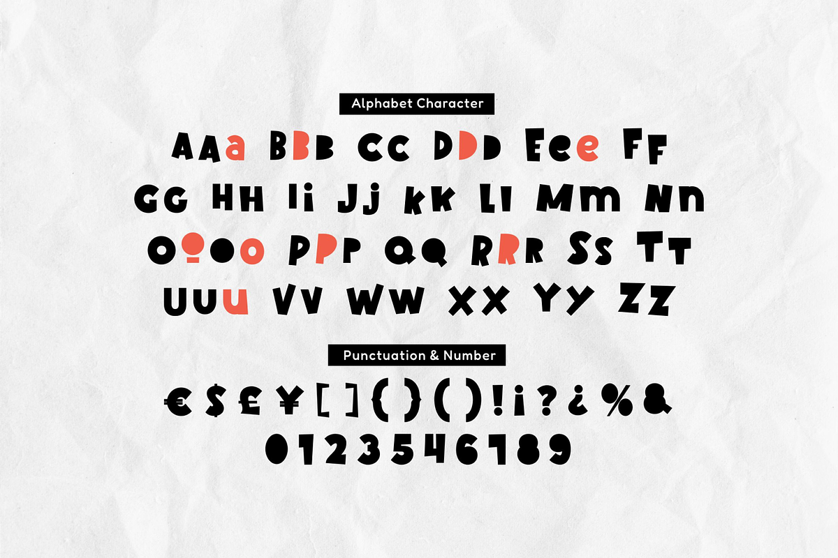 Block Horns - Chunky Display Font, a Sans Serif Font by Imoodev (Photo 5 of 5)