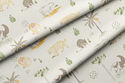 Jungle Animals Seamless Pattern, a Pattern Graphic by Lady Bruniere Design (Thumbnail 8 of 8)