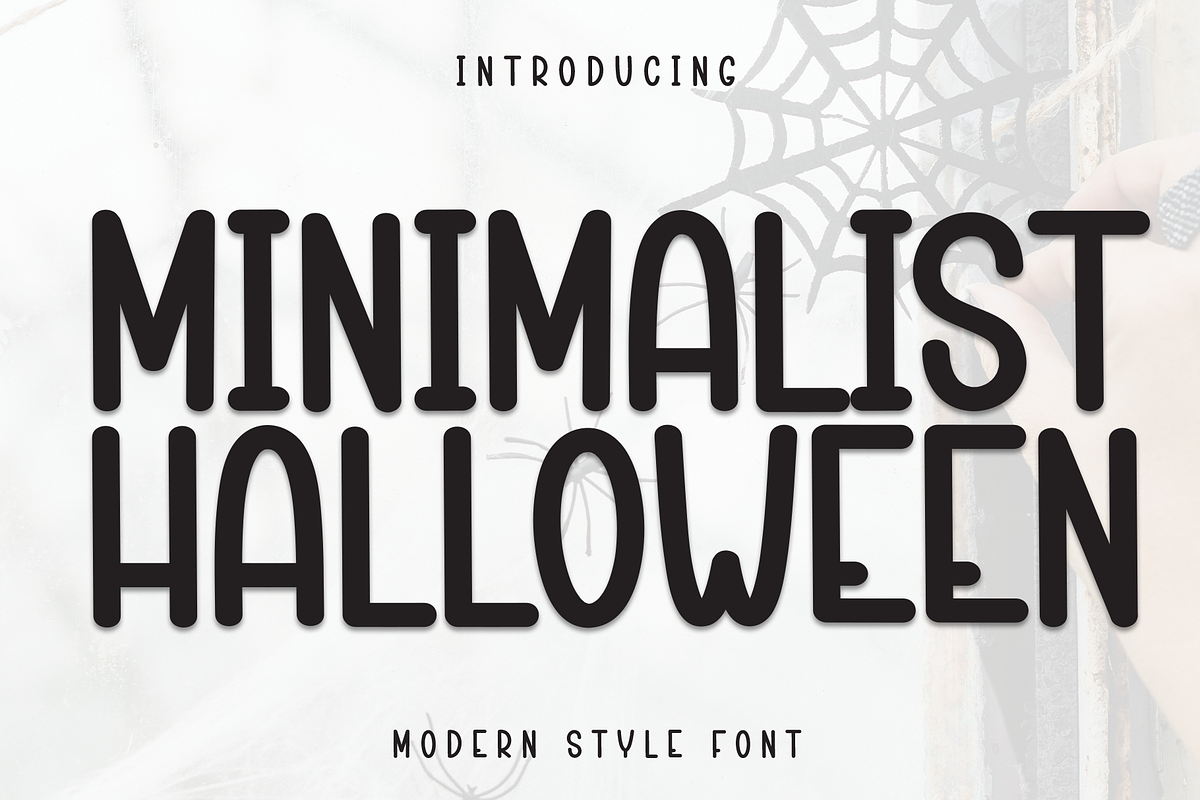 Minimalis Halloween | Script Font, a Script Font by Scratchones (Photo 1 of 8)