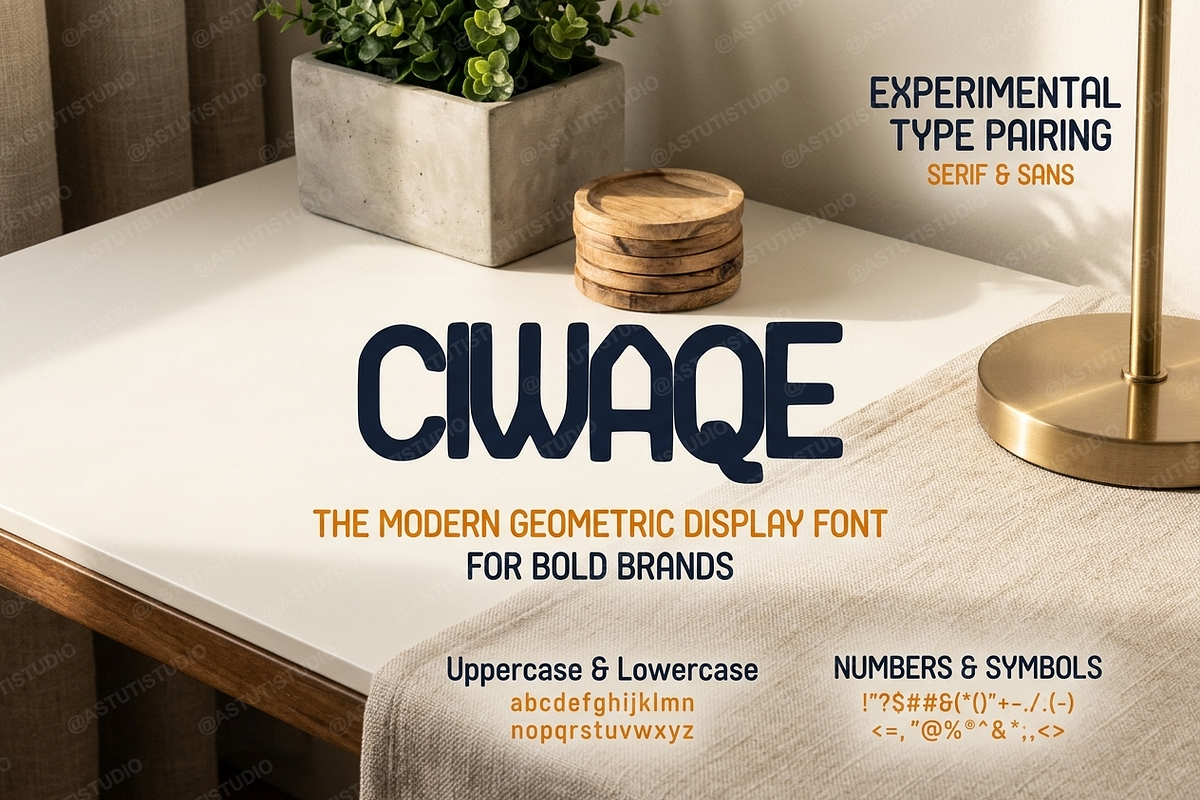 Ciwaqe - Elegant Serif Typeface, a Serif Font by Astuti Studio (Photo 4 of 25)