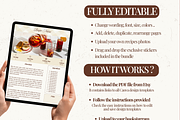 Printable family cookbook template, a Social Media Template by PixelBloomClub (Thumbnail 3 of 8)